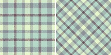 Yeryüzü renklerinde ekoseli doku vektör kumaşı olan arka plan kontrolünün tekstil tartanı.