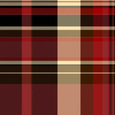 Grup kumaşsız vektör, zarif desen kontrolü dokusu. Kırmızı ve siyah renk paletinde çeşitli arkaplan tartan tekstil ekoseli.