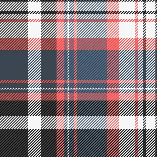 Tartan tekstil geçmişi, erkek dokusu dikişsiz kumaş. Üst ekose vektör desenini beyaz ve kırmızı renk paletinde kontrol et.