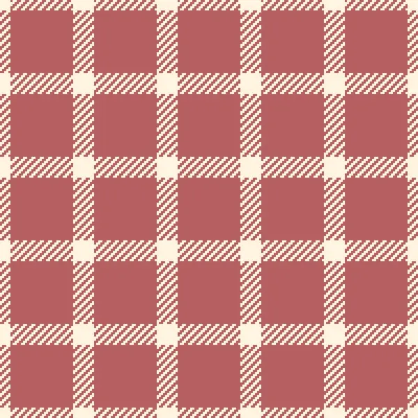 stock vector Layer check plaid textile, serene background pattern vector. Latin texture tartan fabric seamless in cornsilk and red colors palette.