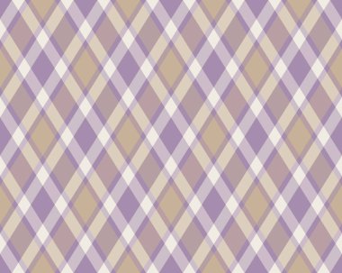 Argyle geometrik eşkenar dörtgenin kusursuz deseni. Harlequin duvar kağıdı tasarımını kontrol et. Web geçmişi için klasik elmas şekilli tekstil malzemesi, baskı kumaşı, kazak, ambalaj kağıdı, hediye kartı, davetiye.