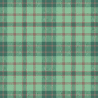 Yeşil desenli ekose desenli. Kumaş dokusunu kontrol et. Vektör tekstil baskı tasarımı.