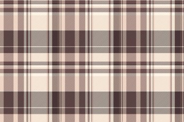 Kusursuz tartan akışı, tekdüze kumaş vektörü. Tekstil desenini açık ve koyu renk paletinde yazdır.