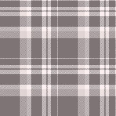Her gün tartan kumaş, dikişsiz, filigran desenli ekose. Krallık gri ve deniz kabuğu renk paletinde vektör tekstil desenini kontrol et.