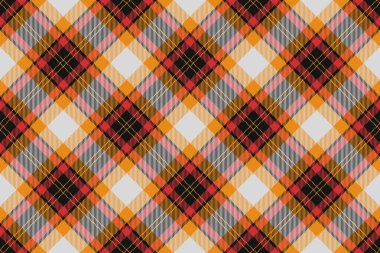 Cadılar Bayramı vektör deseninde ekoseli balkabakları, ürkütücü hayaletler ve korkunç süslemeler var. Bu yinelenen sonbahar arka planı tekstil, kumaş ve malzeme baskıları için mükemmeldir, parti dekoruna biraz korku katar, tebrik kartları, po