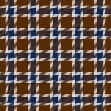 Battaniye kumaş dokusu arka plan, geometrik ekose kumaş kontrolü. Turuncu ve gainsboro renk paletinde desensiz tartan desen vektörü.