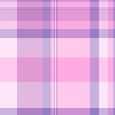 Beyler kumaş dokusunu kontrol edin, eski model tartan dikişsiz. Açık ve pembe renk paletinde Drapery tekstil arkaplan vektörü.