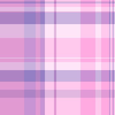 İtalyan ekose kumaş tartan, sahte kumaş çeki. Sevgililer Günü desenli arka plan deseni açık ve pembe renk paletinde pürüzsüz.