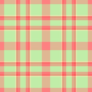 Plank vektörsüz ekose, tekstil tartan arka planını seçin. Manzara deseni dokusu kontrol kumaşı turuncu ve kırmızı renk paleti.