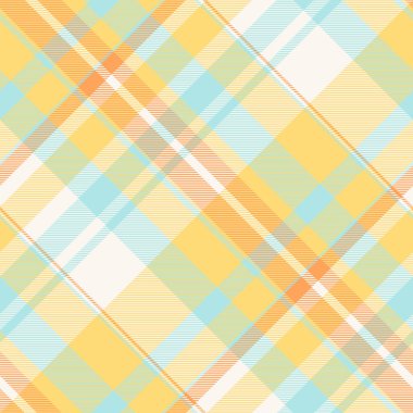 Karışık ekoseli, dikdörtgen, ekoseli kumaş. Kehribar ve deniz kabuğu renk paletinde desenli tekstil arkaplanı.