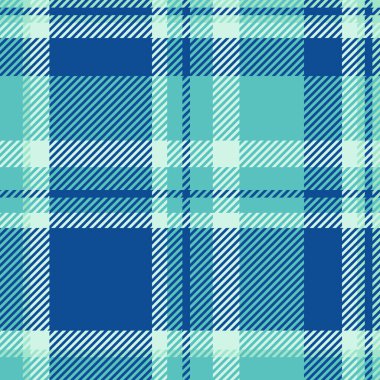 Köpek dişi tekstil dokusu, sahnesiz kumaş kontrolü. Mavi ve açık renk paletinde vektör ekoseli deseni üstüste koy.