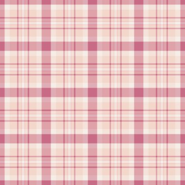 Minimalist doku yapısı arka plan, İspanyol vektör dikişsiz tartan. Şık ekose kumaş denetimi ışık ve kırmızı renk paleti.