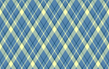 Argyle geometrik eşkenar dörtgenin kusursuz deseni. Harlequin duvar kağıdı tasarımını kontrol et. Web geçmişi için klasik elmas şekilli tekstil malzemesi, baskı kumaşı, kazak, ambalaj kağıdı, hediye kartı, davetiye.