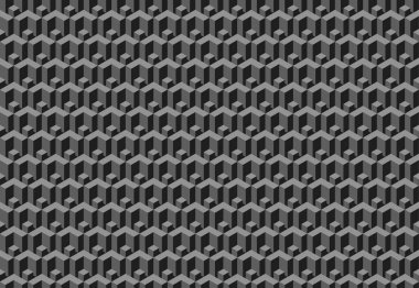 İş dünyası veya kurumsal sunum için modern geometrik arka plan. Pankart tasarımı için teknolojisiz süsleme vektör deseni. Tillable ızgara tekrarlanabilir yüksek teknoloji ağ.