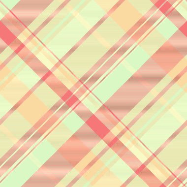 Kore vektör tartan kontrolü, ekoseli popo. Işık ve kehribar renk paletinde maharetli kumaş deseni.