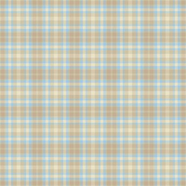Ekoseli tartan arka plan, stil vektör dokusu tekstili. Pastel kumaş ışık ve kadife mavisi palette pürüzsüz desen kontrol.