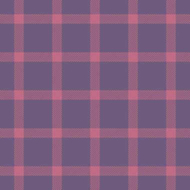 Pürüzsüz kumaş deseni, izolasyon vektörü pürüzsüz arka plan. Pastel ve kırmızı renk paletinde tartan tekstilini karıştır.