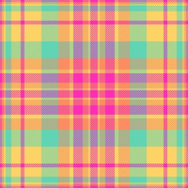Köpek dişi kontrolü vektör geçmişi, soyulmuş desensiz ekose kumaş. Kehribar ve kehribar rengi palette ekran dokusu tartan kumaş..