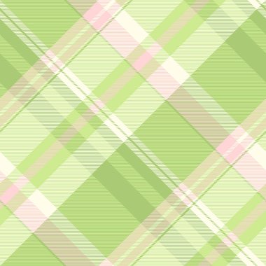 Güçlü desenli, dikdörtgen, çizik desenli vektör arka planı. Yaz zamanı ekose kumaş tekstil denetimi ışık ve kireç rengi paleti.