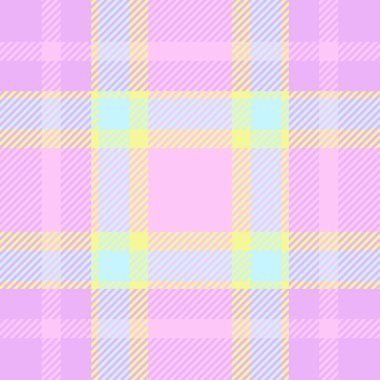 Süslü, pürüzsüz desenli ekoseli, ambalajsız arka plan şablonu. Işık ve kireç rengi paletinde üst düzey tekstil kumaş tartanı.