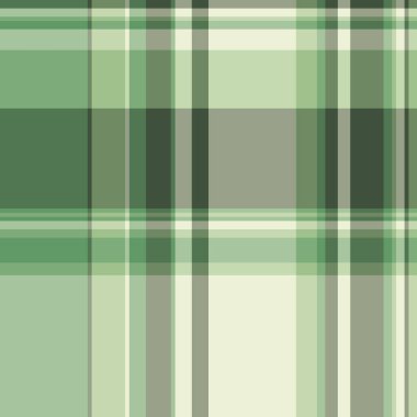 Ekoseli kumaş, düz, pürüzsüz tekstil vektörü. Fransa desen kumaş kumaş pastel ve yeşil renk paleti.