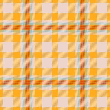 Erkek arka plan ekoseli kumaş, eski model dikişsiz tartan. Herringbone dokusu ışık ve kehribar renk paletinde vektör dokusunu kontrol et.