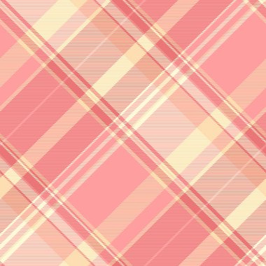 Erkek tartan ekose vektör, ince tekstil dikişsiz kumaş. Okul dokusu şablonu geçmiş kontrolü kırmızı ve açık sarı renk paleti ile.