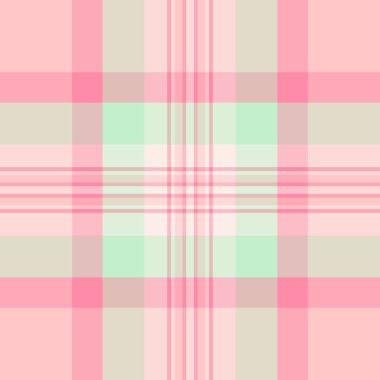 Romantik ekose arka plan ekoseli, yumuşak desenli tekstil dikişsiz. Okul deseni kumaş vektör kontrol ışık ve kırmızı renk paleti.