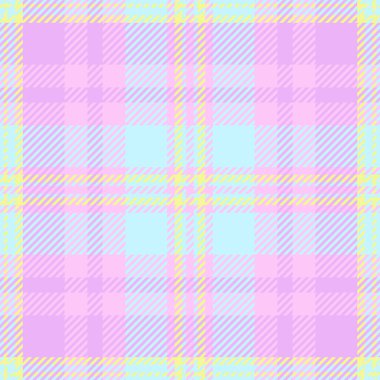 Zarif kumaş dokusu, bebek desenli tartan. Işık ve kireç rengi paletinde çağdaş ekosesiz tekstil vektörü.