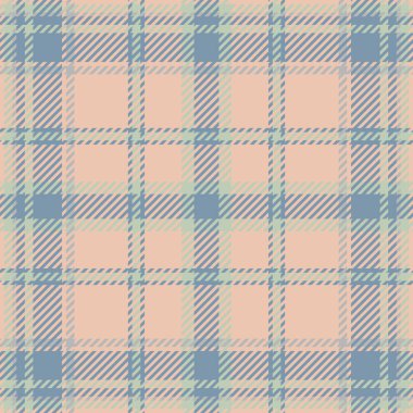 Yarı ton ekose desen kontrolü, yatak altyapısı tartan. Pastel ve açık renk paletinde Londra kusursuz tekstil kumaş vektörü.