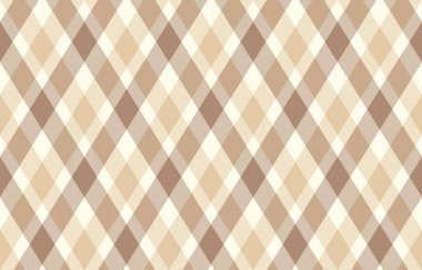 Argyle geometrik eşkenar dörtgenin kusursuz deseni. Harlequin duvar kağıdı tasarımını kontrol et. Web geçmişi için klasik elmas şekilli tekstil malzemesi, baskı kumaşı, kazak, ambalaj kağıdı, hediye kartı, davetiye.