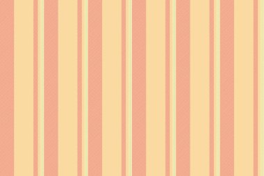 Zenginlik çizgileri dikey, kirli kumaş şeritli tekstil. Kehribar ve kırmızı renk paletinde duvar kağıdı arkaplan dokusu kusursuz vektör.