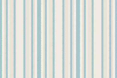 Tekrarlanan desen çizgili arka plan, hobi dokusu çizgileri pürüzsüz. Beyaz ve cyan renk paletinde tekstil dikey kumaş vektörü.