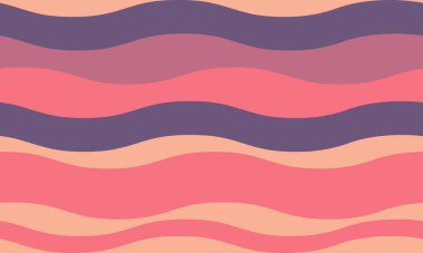Dalgalı, parlak renklerde dalgalı çizgileri olan soyut bir arka plan, dalgalı, sıvı bir etki yaratıyor. Düz kıvrımlar ve dokulu çizgiler tasarıma zarafet, yaratıcılık ve canlılık ekler. Bu vektör dokunuşu, duvar kağıdı, tekstil veya grafik kullanımı için idealdir