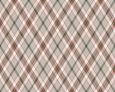 Argyle geometrik eşkenar dörtgenin kusursuz deseni. Harlequin duvar kağıdı tasarımını kontrol et. Web geçmişi için klasik elmas şekilli tekstil malzemesi, baskı kumaşı, kazak, ambalaj kağıdı, hediye kartı, davetiye.