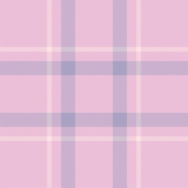 Ekose kontrol deseni pembe. Kusursuz kumaş dokusu. Tartan tekstil baskı tasarımı.