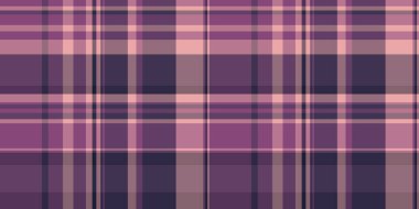 Boş dikişsiz tartan taşıyıcı, yeni doğmuş kumaş kontrol kalıbı. Pembe ve mor renk paletinde mükemmel doku ekose arka plan tekstili.