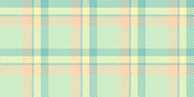 Kadınların moda vektörü, kusursuz, lüks desen desenli ekose kumaş. Folklor kumaş arka plan tartanı açık ve mavi renk paletinde kontrol et.