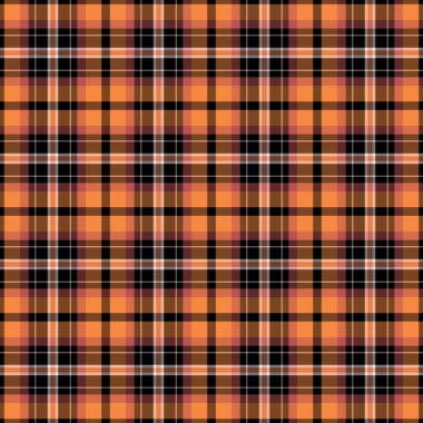 Cadılar Bayramı vektör deseninde ekoseli balkabakları, ürkütücü hayaletler ve korkunç süslemeler var. Bu yinelenen sonbahar arka planı tekstil, kumaş ve malzeme baskıları için mükemmeldir, parti dekoruna biraz korku katar, tebrik kartları, po