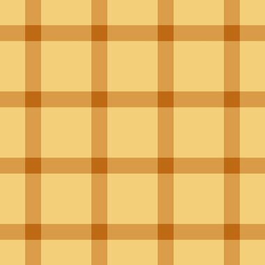 Örnekleme kumaş tartan, zemin desenli vektör ekoseli. İrlanda tekstil arkaplan dokusu kehribar ve turuncu renk paletinde pürüzsüz.