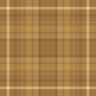 Çizgi arkaplan tartan dokusu, modern dikişsiz kumaş ekose. Turuncu ve kehribar renk paleti ile özel tekstil şablon vektörü kontrolü.
