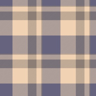 Duygusal geçmiş kontrolü, çizgi kumaş dokusu. Pastel ve açık renk paletinde ekose ekoseli kusursuz vektör.
