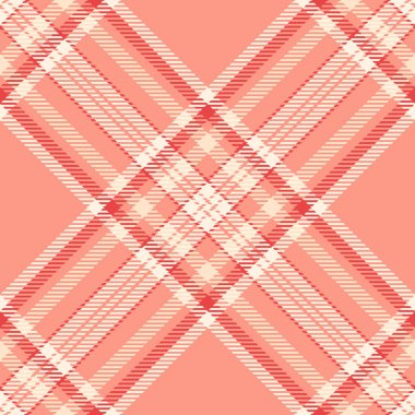 Arka plan tartan deseni, New York tekstil dokusu vektörü. Kontrol edilen kumaş ekoseli kırmızı ve eski dantel renk paletinde dikişsiz.