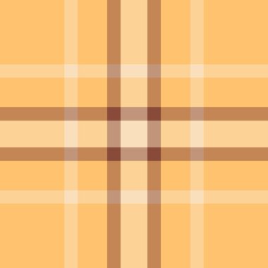 Tartsız kumaş karışımı, dinlendirici kumaş kontrolü. Turuncu ve kehribar renk paletinde uluslararası vektör ekose arka plan deseni.