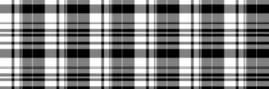 Örgü desenli arka plan tekstili, kart vektör kontrollü tartan. Gri ve siyah renk paletinde kusursuz kumaş desenli gurur..