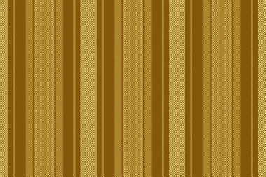 Jogue vektör çizgisi dokusu, lifsiz kumaş şeridi. Kehribar ve sarı renk paletinde leutral tekstil dikey arkaplan.