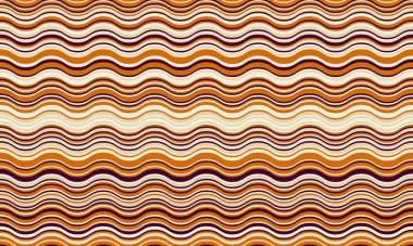 Dalgalı, parlak renklerde dalgalı çizgileri olan soyut bir arka plan, dalgalı, sıvı bir etki yaratıyor. Düz kıvrımlar ve dokulu çizgiler tasarıma zarafet, yaratıcılık ve canlılık ekler. Bu vektör dokunuşu, duvar kağıdı, tekstil veya grafik kullanımı için idealdir