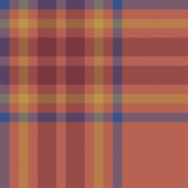 Ekose kontrol kalıbı. Kusursuz kumaş dokusu. Tartan tekstil baskı tasarımı.