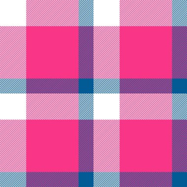 Ekose desenli. Kumaş dokusunu kontrol et. Vektör tekstil baskı tasarımı.