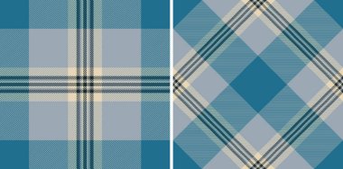 Arkaplan dokusu vektörünün kumaş desenini ekose kumaşla kontrol et. Yatak odasındaki modern yorgan örtüleri için gece renklerinde ayarlanmış..